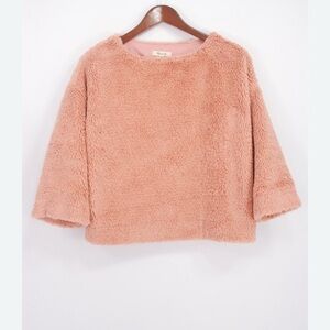 Sold Out NWT Madewell Superfurry Peach Sweater